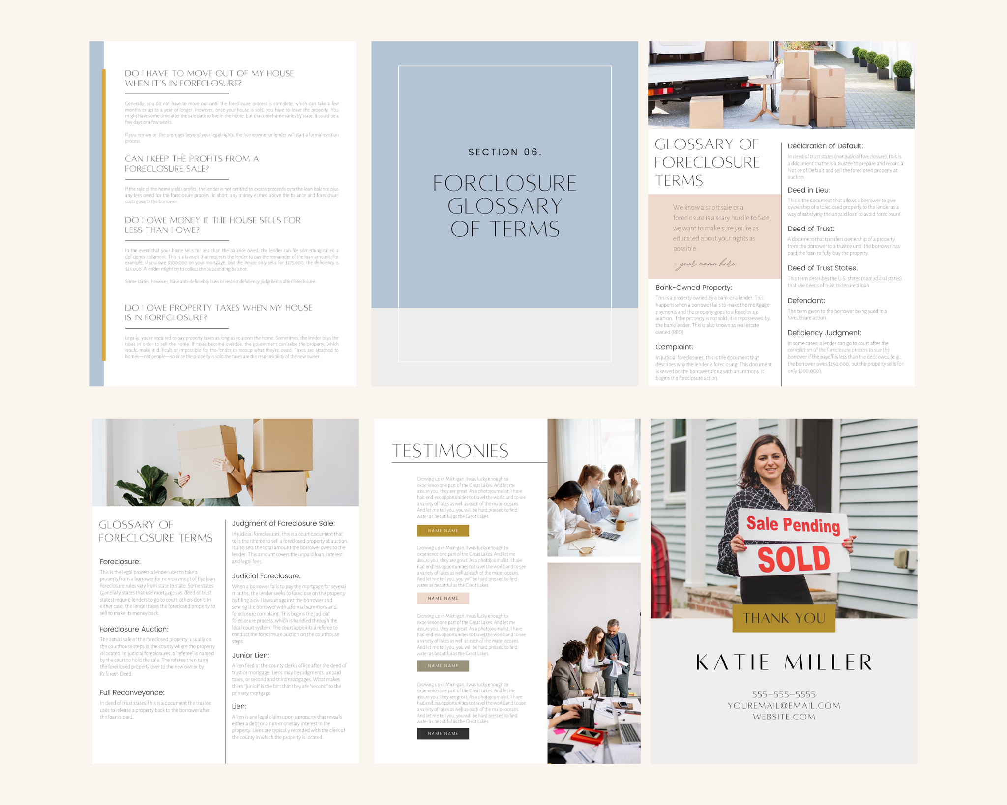 Foreclosure Checklist Foreclosure Guide – Elevated Agent
