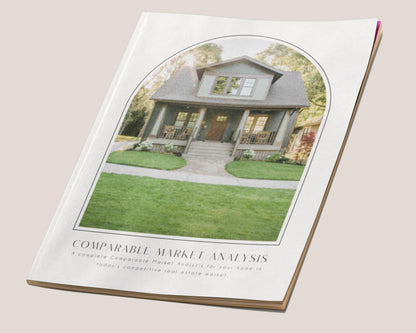Comparable Market Analysis Report -CMA  Real Estate Agent, Realtor Marketing - Instant Download Template Made in Canva