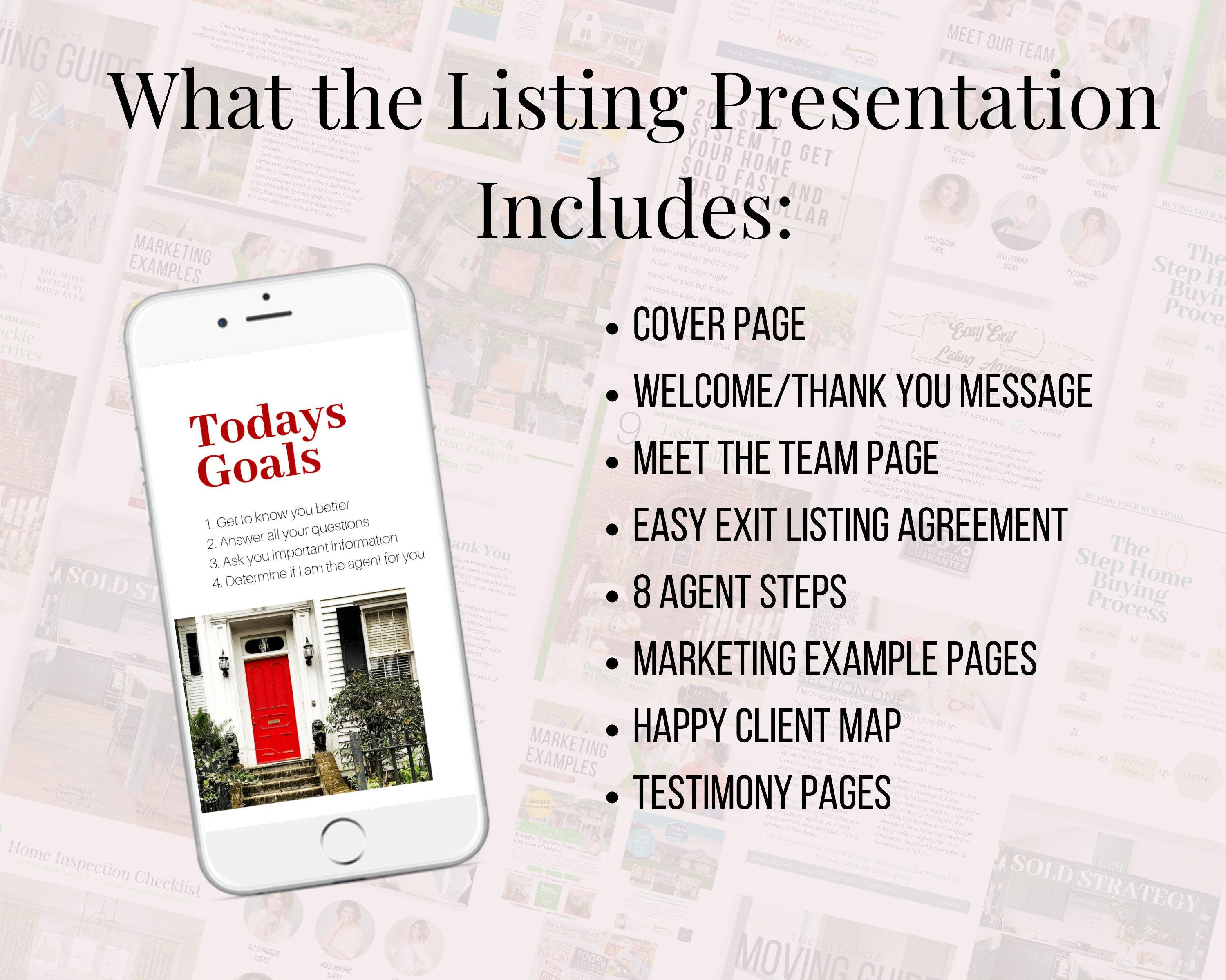 Keller Williams Listing Presentation Packet KW Elevated Agent