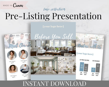 Pre-Listing Presentation Packet - Luxe