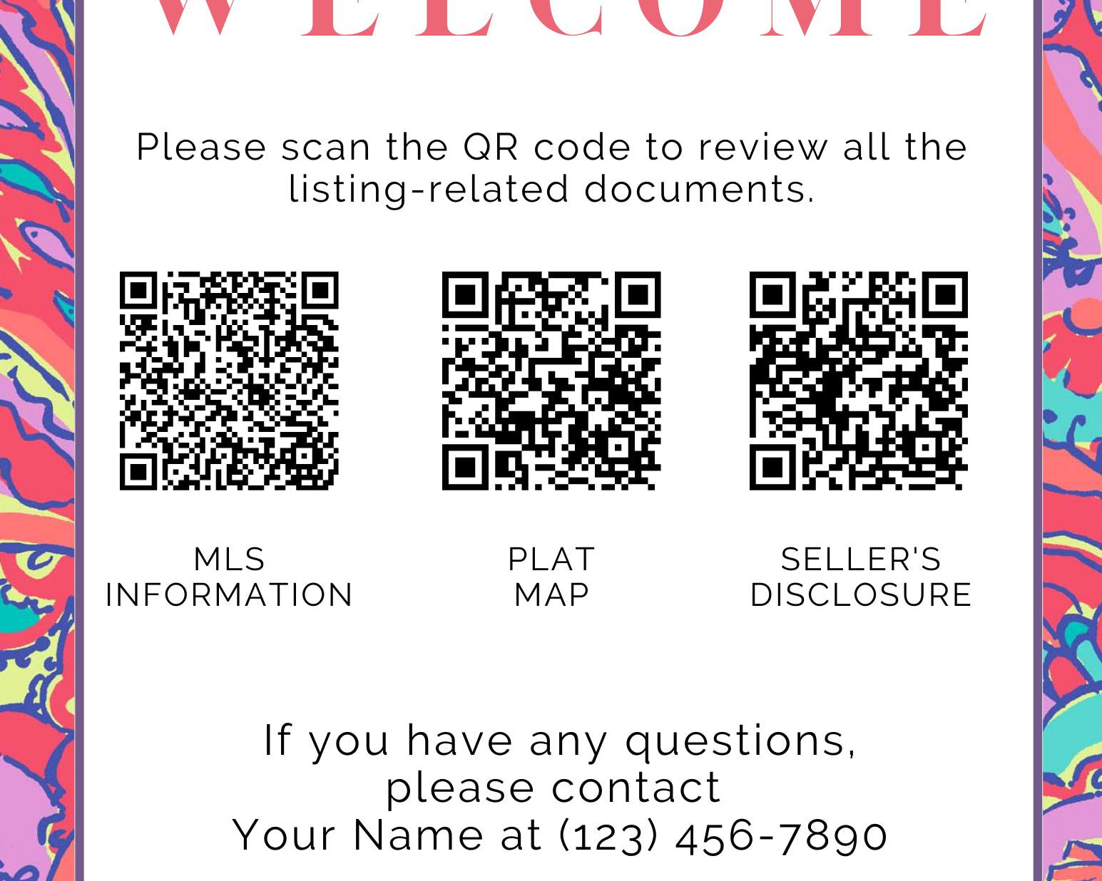 Real Estate QR Code Listing Flyer, Open House QR Code, Real Estate Marketing, Realtor QR Code, Real Estate Template, Home Seller Guide, Canva