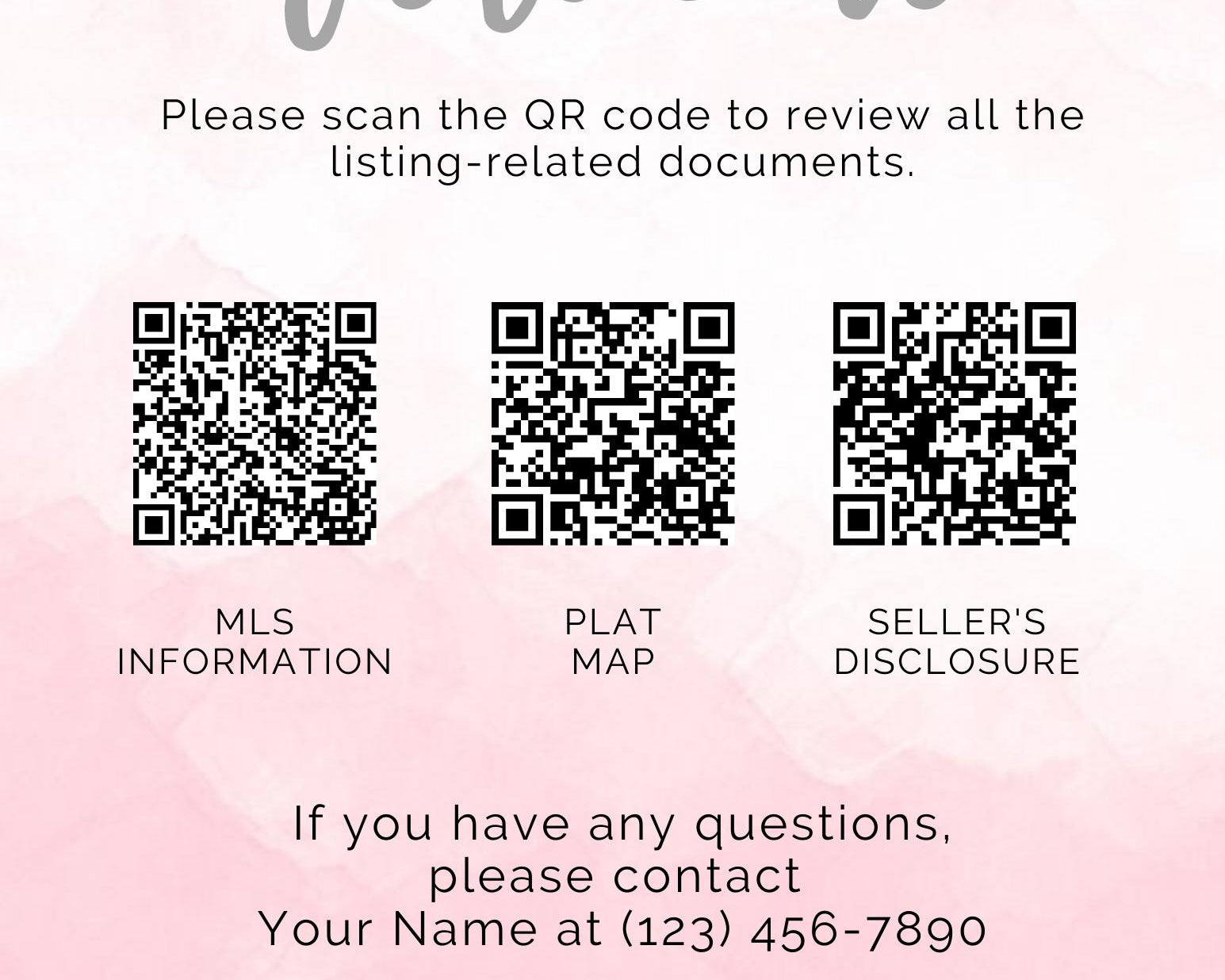 Real Estate QR Code Listing Flyer, Open House QR Code, Real Estate Marketing, Realtor QR Code, Real Estate Template, Home Seller Guide, Canva