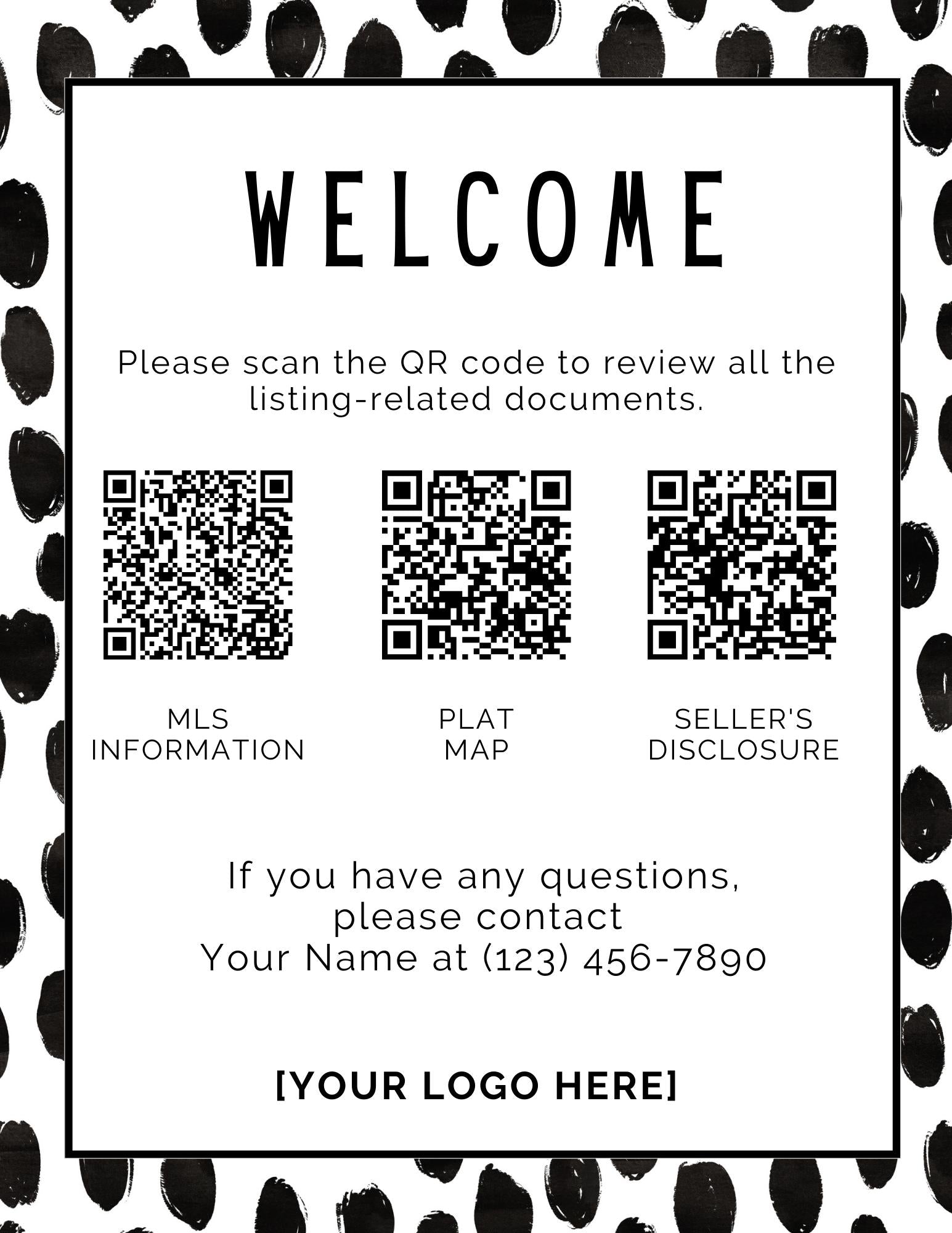 QR Code Listing Flyer – Elevated Agent