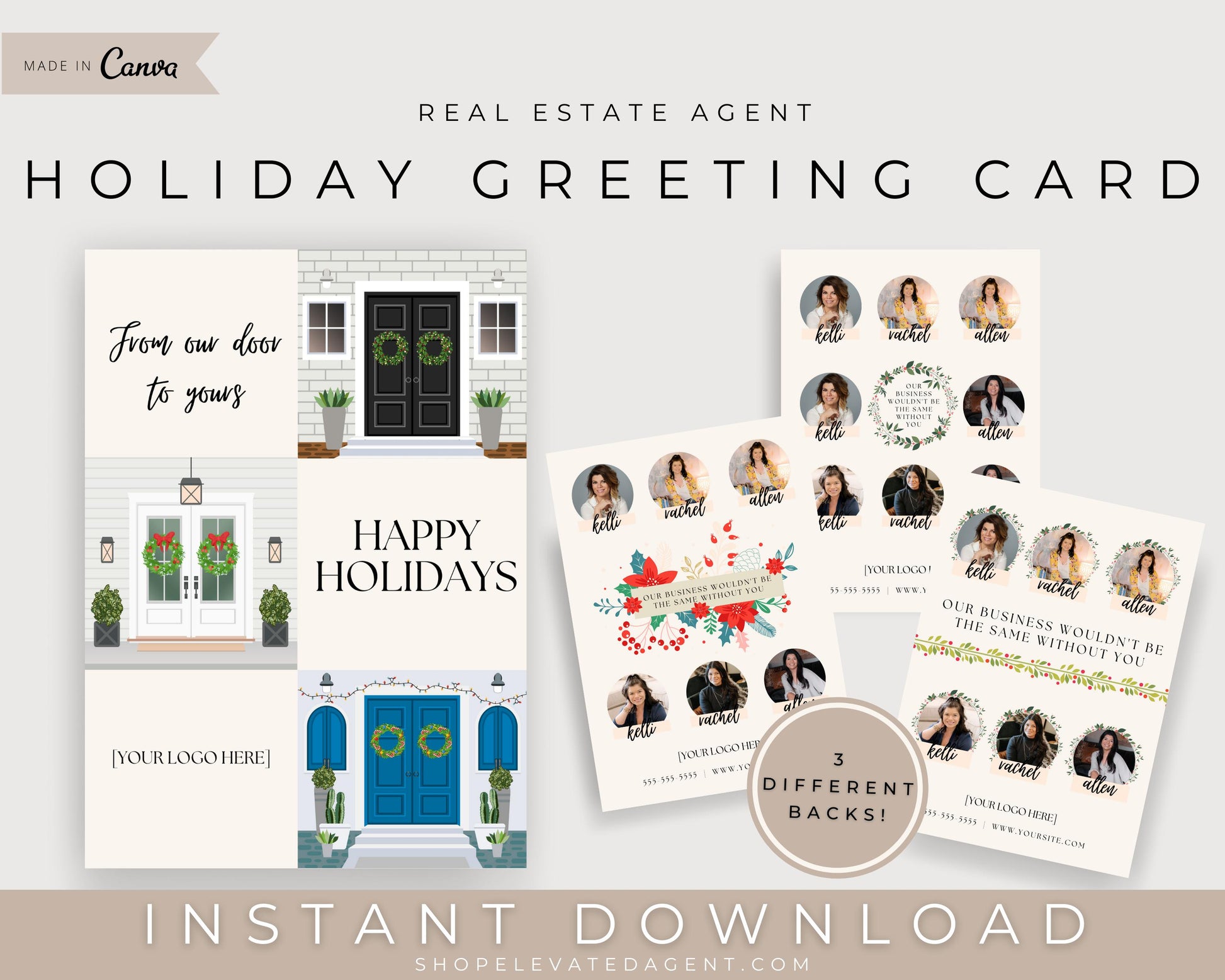 Real Estate Template – Real Estate Holiday Card