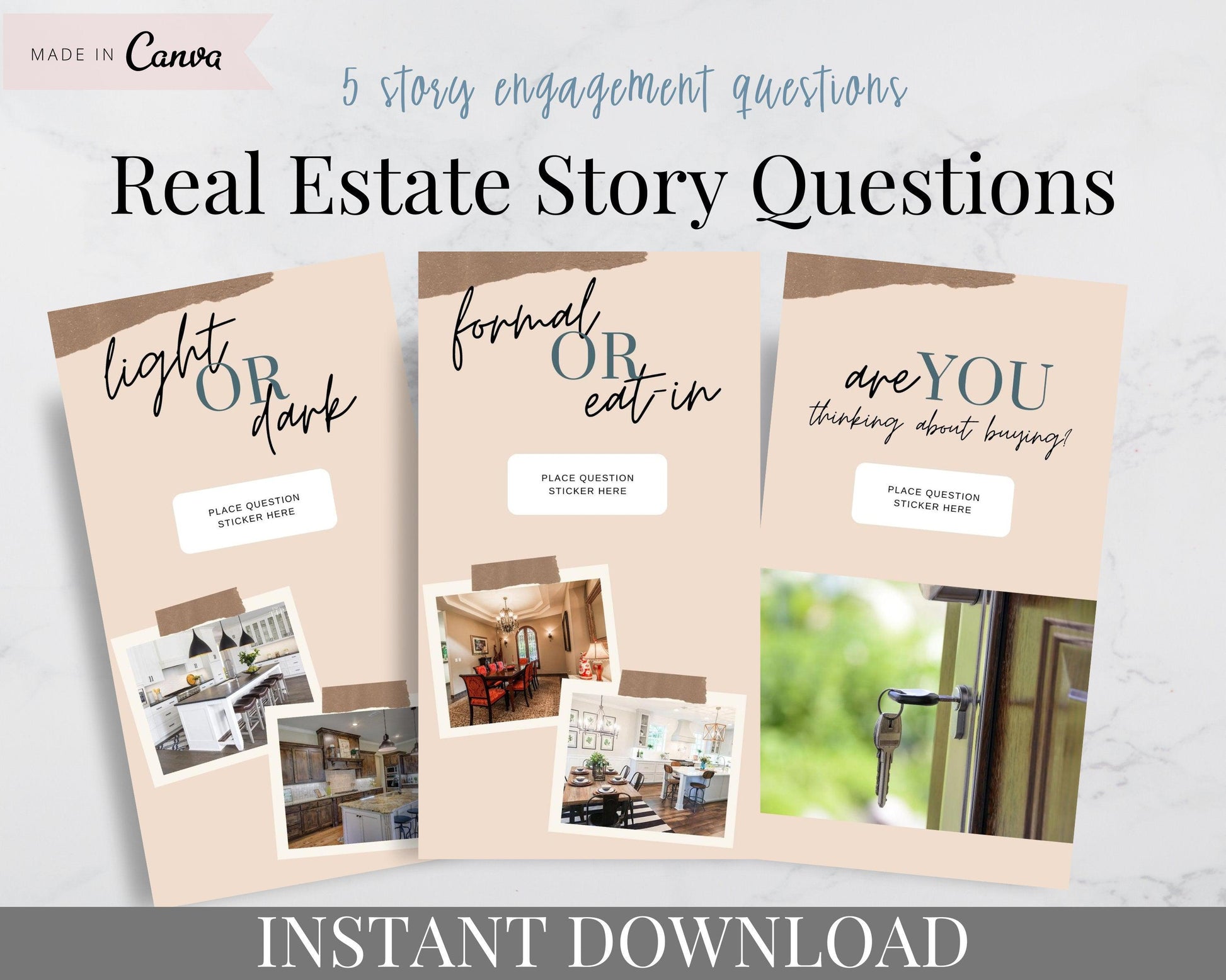 Real Estate Instagram Story - Engagement Questions
