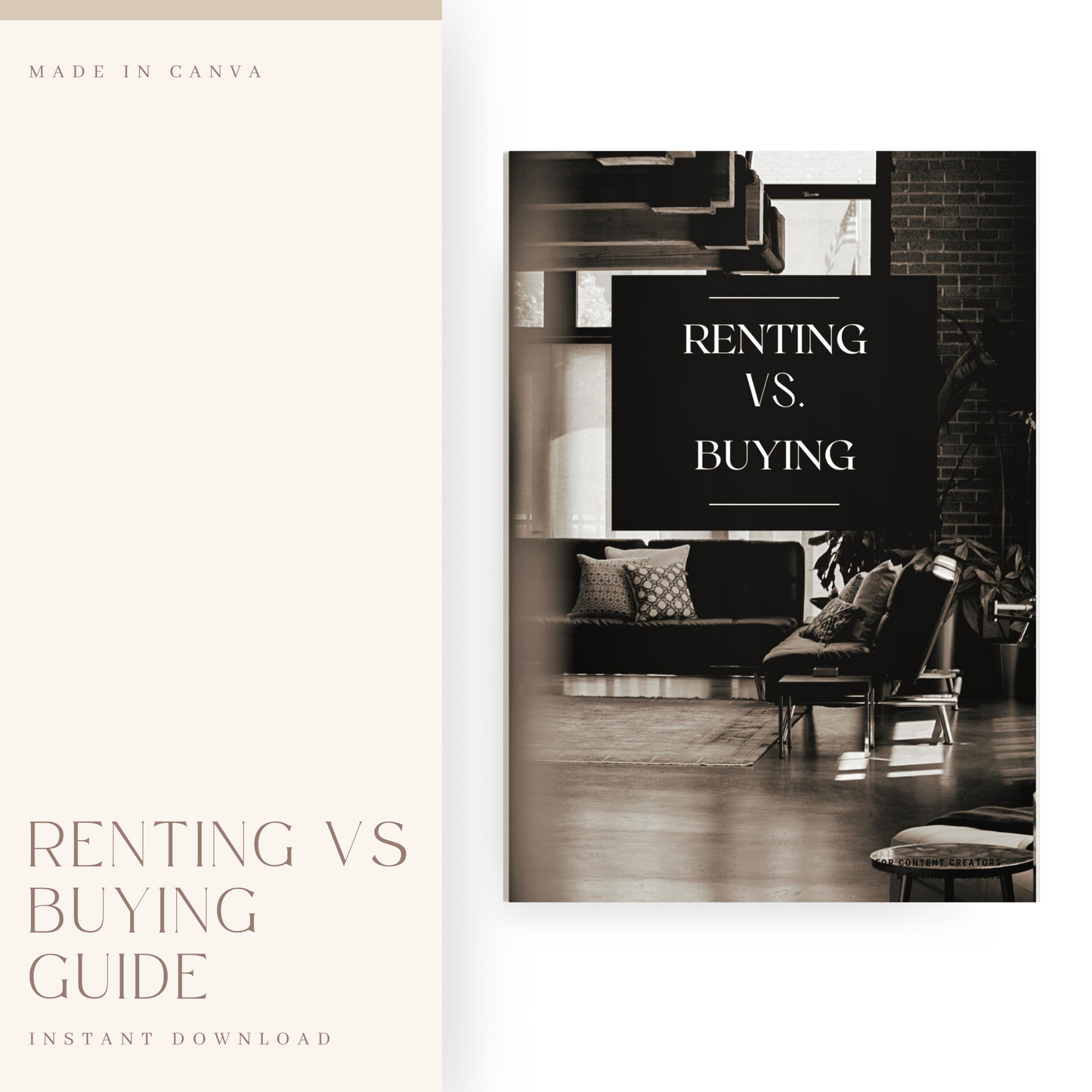Renting vs. Buying Packet