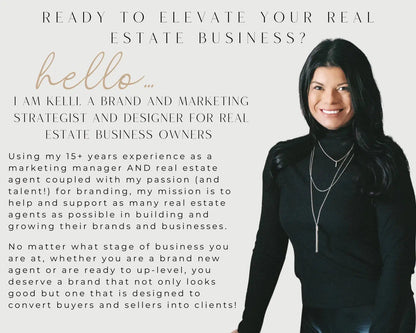 Hello, I am Kelli Higgins. The owner of Elevated Agent and your Real Estate Templates designer helping you elevate your real estate business. Real Estate Template for Buyer and Seller Questionnaire Real Estate Form Template for Sellers Real Estate Form Template for Buyers Real Estate Questionnaire Template Real Estate Follow-up Form Template
