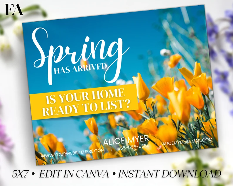 Spring Postcard 5 - Real Estate Template